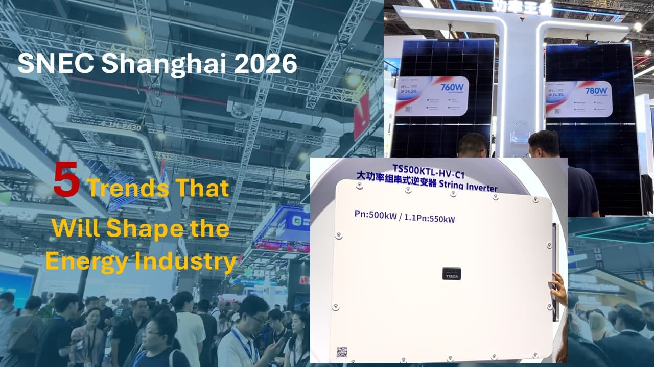 SNEC Shanghai 2026: 5 Trends That Signal Where Solar & Storage Is Heading